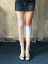 ブルートーン 2レイヤード ニーソックス