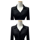 Vella Romantic Silky Slim Tie Blouse (4 colors)