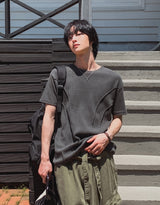 [LAN ARCHIVE] ピンタックワッフルショートスリーブTシャツ