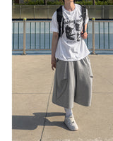 FLIN SIDE PLEAT BERMUDA SWIM PANTS