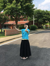 ニューエラレタリングクロップショートスリーブTシャツ (5c)