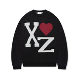 XTK167 Love Hairy Pullover Knit (BLACK)
