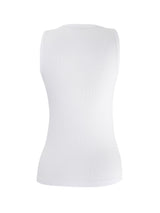 silent symbol eyelet sleeveless (white)