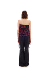 FINE FRILL TOP SKIRT