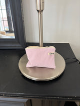 ソフトコットン フラットポーチ - ピンク, Mサイズ