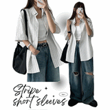 Cadin Stripe Short Sleeve Shirt Shirt