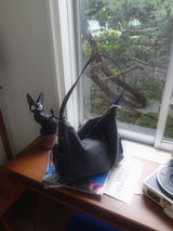 DANT COTTON SHOULDER BAG (DARK BEIGE, CHARCOAL 2COLORS!)