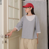 Gray Layered PK Tee