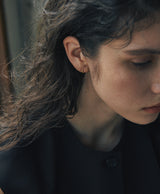 [925 silver] Deux.silver.196 / ミニバウトピアス (ゴールド)