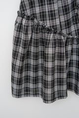 (W) Folky Checked Skirt (2color)