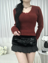 Cozy Ribbon Sweater(3 colors)