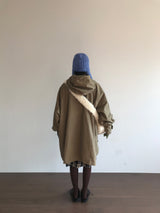 Shearling Overfit Cotton Field Jacket (2 Colors)