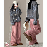 Bren ribbed fleece banding pants