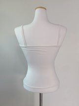 Taronz Long Lace Top (white)