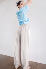 Stretch jogger pants, Beige