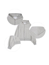 curved hood zip up(2colors)