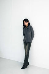  COSMO FUR CARDIGAN / CHARCOAL