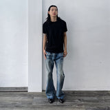 Black Brown Contrast Tee