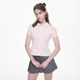 Classic Lace Blouse - PINK