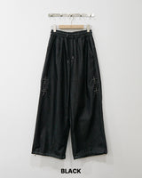 Cross Printing Denim Pants