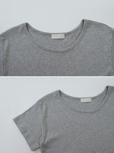 ルーズデイリーラウンド半袖Tシャツ (6color)