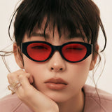 D.fox Original Glossy Black / Red Tint Lens