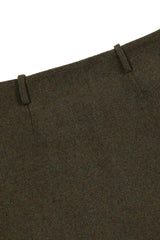 Mini Wool Skirt [Khaki]