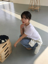 デイリークロップ半袖Tシャツ (10c)