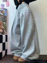 INSIDE-MINK🤍 PINTUCK BASIC LONG WIDE PANTS 🤍🖤🩶3COLOR