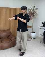 Dipel Airy Stripe Overshirt