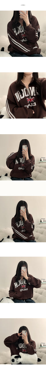 Dove Crack Two Way Track Zip-Up