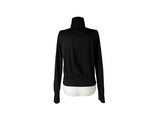 Dain Shirring Banding Zip-Up Jacket