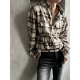 [F/W] Cutting check two pocket shirts (3color)