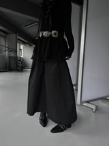 gather balloon long skirt (3color)
