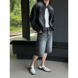 [S/S] Cool denim biker jacket (3color)