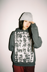 Twister Star Stripe Beanie - Grey/White