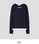 Molly Layered Button Long Sleeve