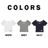 Dot Puff T-Shirt (Navy)