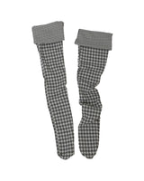 double check high loose socks / brown