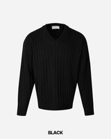 Frame V-neck Crop Knit