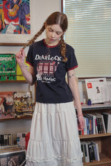 ラッキーデイクロップリンガーTシャツ