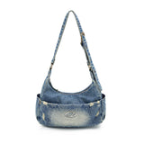 ODDシグネチャーデニムショルダーバッグ / ODD Signature Denim Shoulder Bag 