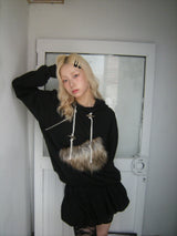 raccoon hoodie_black