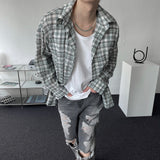 ENOC Oversize Fit Knock Check Shirt (2 colors)