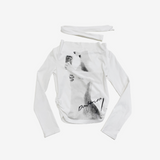 ディモンオフショルダーTシャツ (ミニスカーフセット)