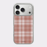 Pure Plaid silver bumper case [3colors]