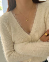 Loveholic necklace (silver)