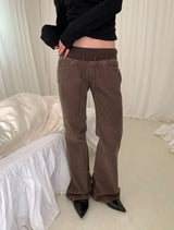 Couduroy banding boots cut pants(2color)
