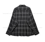 Posi smooth overfit checked shirt