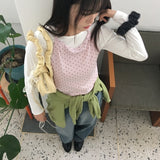 レイチュラウンドネックベーシックフィットスプリングニットカーディガン (3 Colors)